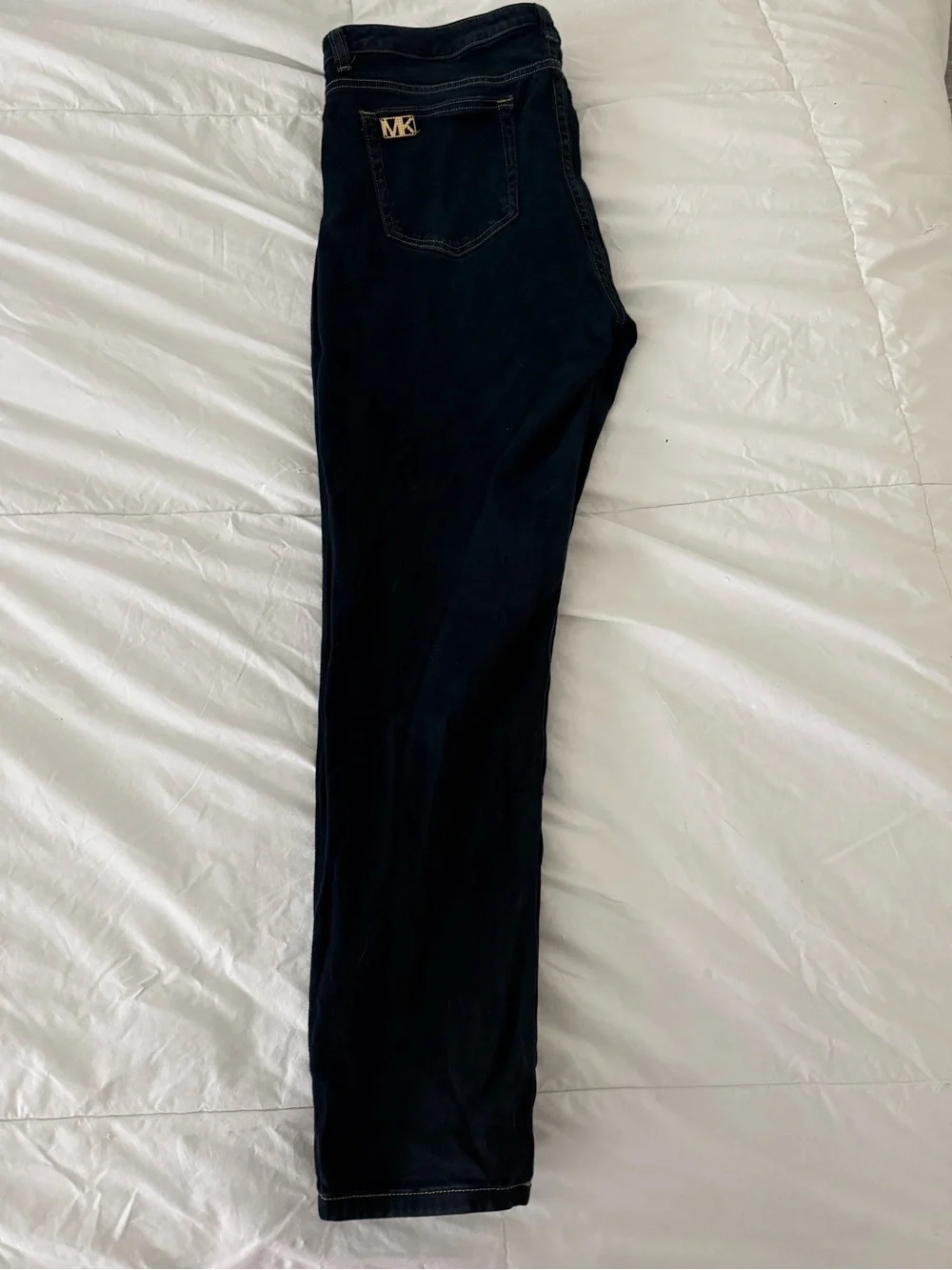 Michael Kors Woman’s Jeans with Gold MK Logo